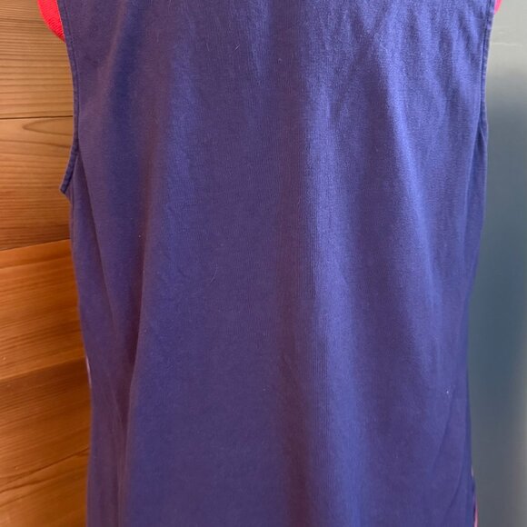 Coldwater Creek Sleeveless Purple Abstract Floral Top - XL - Picture 6 of 7